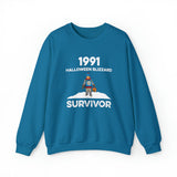 1991 Halloween Blizzard Survivor Crewneck Sweatshirt Unisex