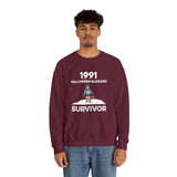 1991 Halloween Blizzard Survivor Crewneck Sweatshirt Unisex