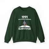 1991 Halloween Blizzard Survivor Crewneck Sweatshirt Unisex