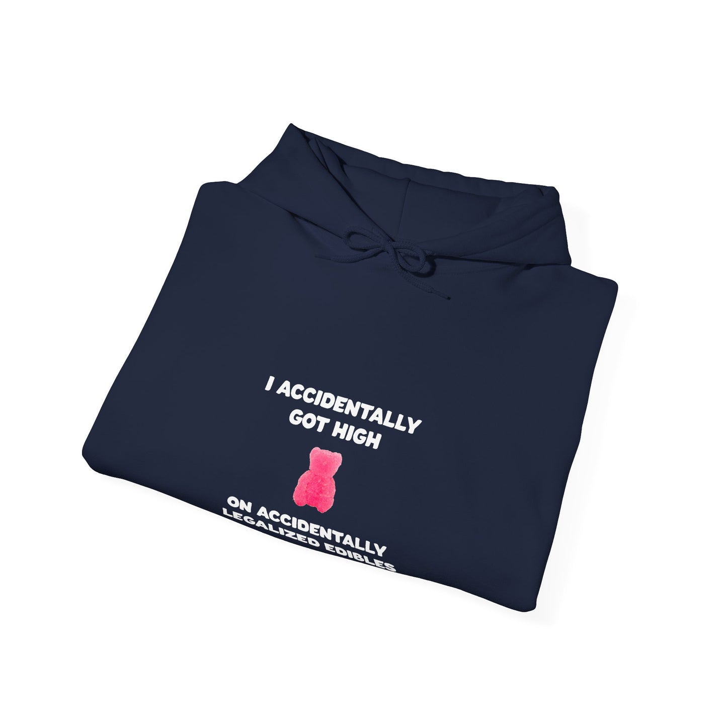 Accidentally legalized edibles Minnesota hoodie with pink gummy bear - product view 40