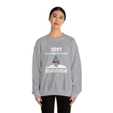 1991 Halloween Blizzard Survivor Crewneck Sweatshirt Unisex
