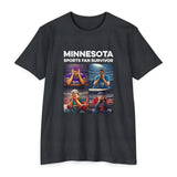 Minnesota Sports Fan Survivor - Unisex T-Shirt - CVC Charcoal / XS - Ope Life