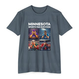 Minnesota Sports Fan Survivor - Unisex T-Shirt - CVC Indigo / XS - Ope Life