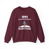 1991 Halloween Blizzard Survivor Crewneck Sweatshirt Unisex