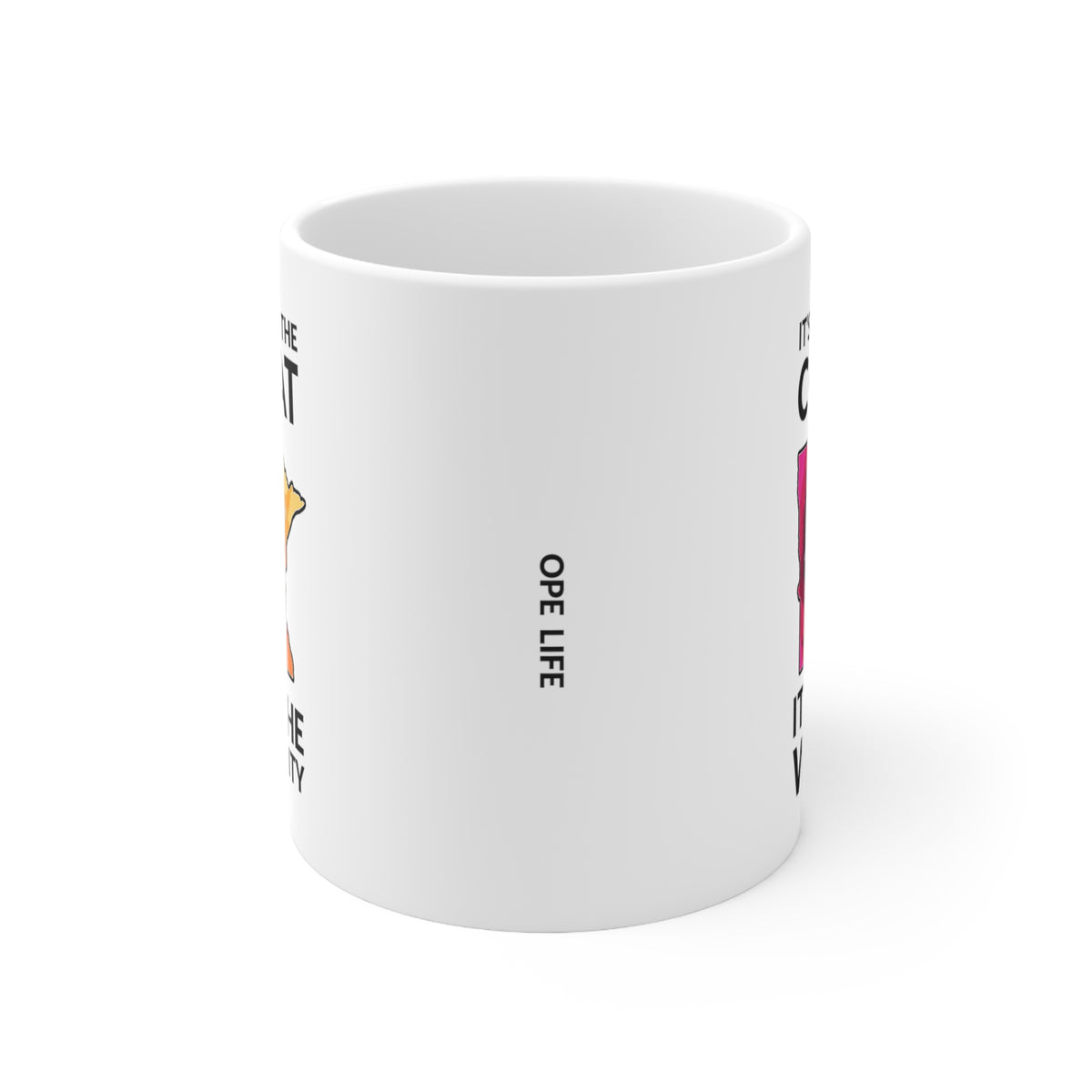 IT'S NOT THE HEAT IT'S THE HUMIDITY & COLD/WIND DOUBLE SIDED MUG