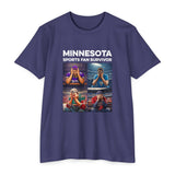 Minnesota Sports Fan Survivor - Unisex T-Shirt - CVC Storm / XS - Ope Life