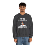 1991 Halloween Blizzard Survivor Crewneck Sweatshirt Unisex