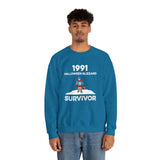 1991 Halloween Blizzard Survivor Crewneck Sweatshirt Unisex