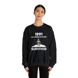 1991 Halloween Blizzard Survivor Crewneck Sweatshirt Unisex