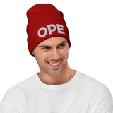 OPE KNIT BEANIE WINTER HAT