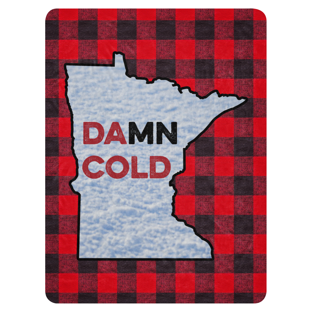 Minnesota Damn Cold Blanket - Sherpa Blanket