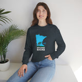 Wisconsin Sucks - Blowing Windy Trees Minnesota Crewneck Sweatshirt - Unisex - Ope Life