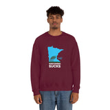 Wisconsin Sucks - Blowing Windy Trees Minnesota Crewneck Sweatshirt - Unisex - Ope Life