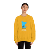 Wisconsin Sucks - Blowing Windy Trees Minnesota Crewneck Sweatshirt - Unisex - Ope Life