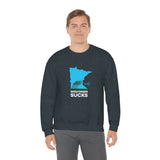 Wisconsin Sucks - Blowing Windy Trees Minnesota Crewneck Sweatshirt - Unisex - Ope Life