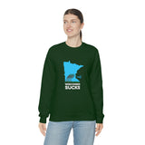 Wisconsin Sucks - Blowing Windy Trees Minnesota Crewneck Sweatshirt - Unisex - Ope Life
