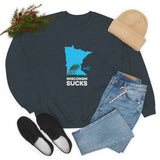 Wisconsin Sucks - Blowing Windy Trees Minnesota Crewneck Sweatshirt - Unisex - Ope Life