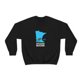 Wisconsin Sucks - Blowing Windy Trees Minnesota Crewneck Sweatshirt - Unisex - S / Black - Ope Life