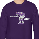 Disgusting Act Sweatshirt - Moss Mooning Packers Vikings Unisex Crewneck Sweatshirt - Ope Life