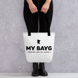 My Bayg Minnesota Accent Tote Bag (White) - Ope Life