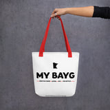 My Bayg Minnesota Accent Tote Bag (White) - Ope Life