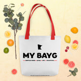 My Bayg Minnesota Accent Tote Bag (White) - Ope Life