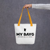 My Bayg Minnesota Accent Tote Bag (White) - Ope Life