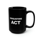 Disgusting Act Mug - Moss Mooning Packers Vikings - Black Coffee Mug - 15oz - Ope Life