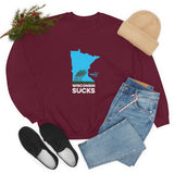 Wisconsin Sucks - Blowing Windy Trees Minnesota Crewneck Sweatshirt - Unisex - Ope Life
