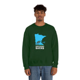 Wisconsin Sucks - Blowing Windy Trees Minnesota Crewneck Sweatshirt - Unisex - Ope Life