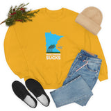 Wisconsin Sucks - Blowing Windy Trees Minnesota Crewneck Sweatshirt - Unisex - Ope Life