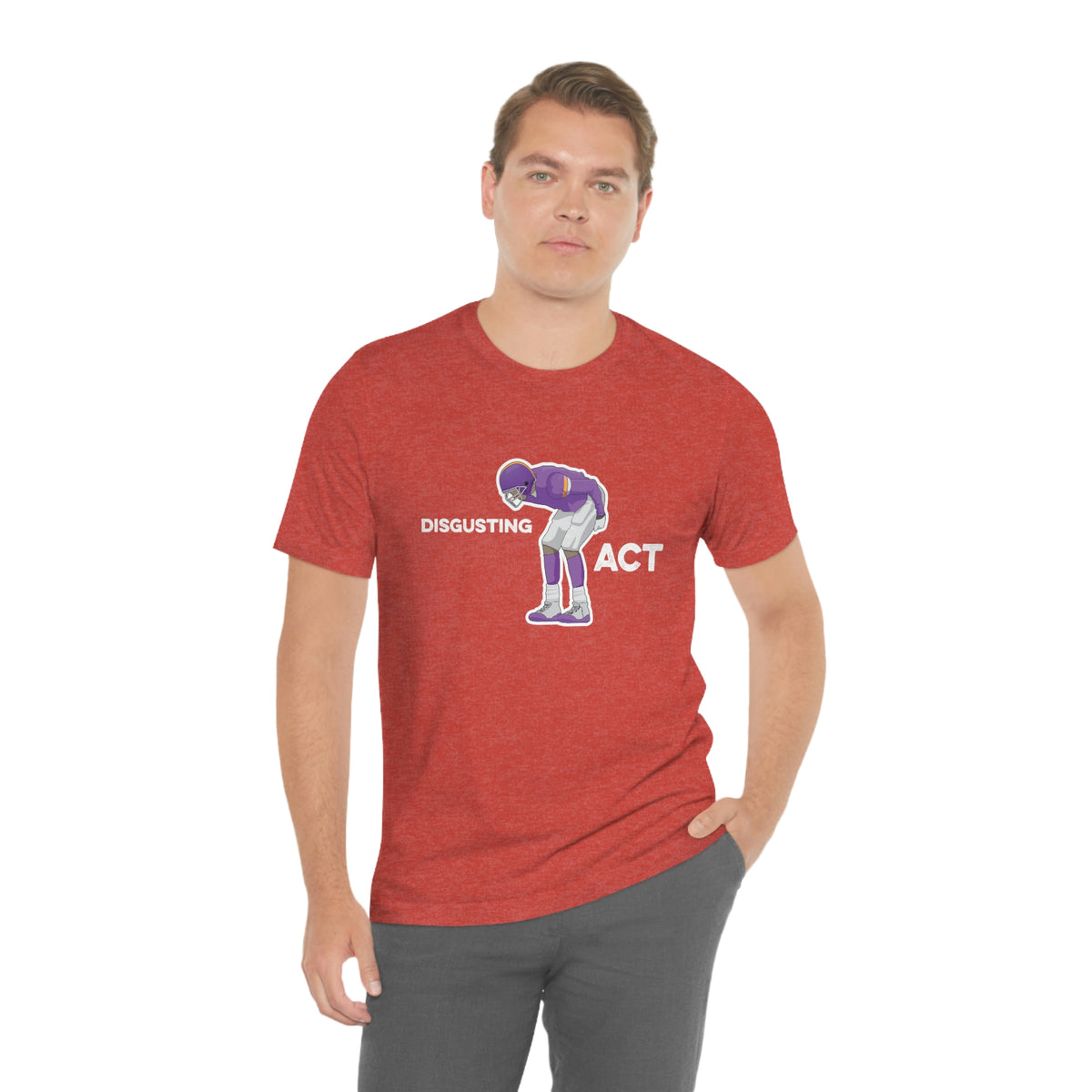 Disgusting Act - Moss Mooning Packers Vikings Unisex T-Shirt - Ope Life