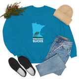 Wisconsin Sucks - Blowing Windy Trees Minnesota Crewneck Sweatshirt - Unisex - Ope Life