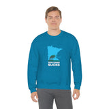 Wisconsin Sucks - Blowing Windy Trees Minnesota Crewneck Sweatshirt - Unisex - Ope Life