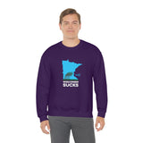 Wisconsin Sucks - Blowing Windy Trees Minnesota Crewneck Sweatshirt - Unisex - Ope Life