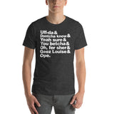 Uff-da & Dontcha Know Minnesota Slang T-Shirt - MN Accent Words Shirt - Dark Grey Heather / XS - Ope Life