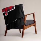 Red Flannel Minnesota State Outline Throw Blanket (50"x60") - Ope Life