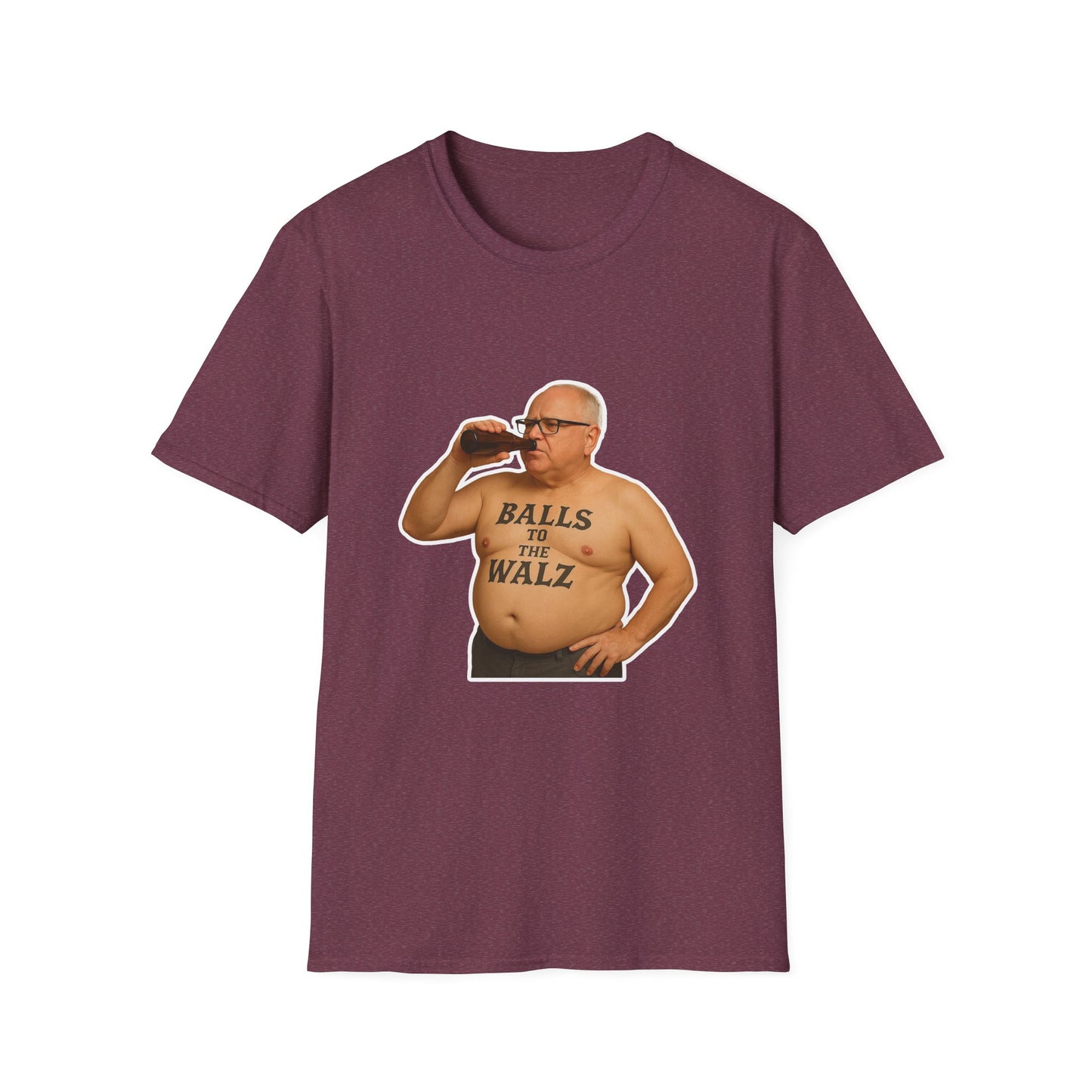 Balls To The Walz - Funny Tim Walz T-Shirt