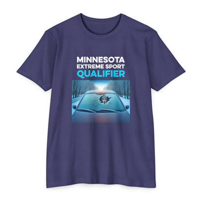 Minnesota Extreme Sport Qualifier - Driving With Frozen Windshield - Unisex T-Shirt