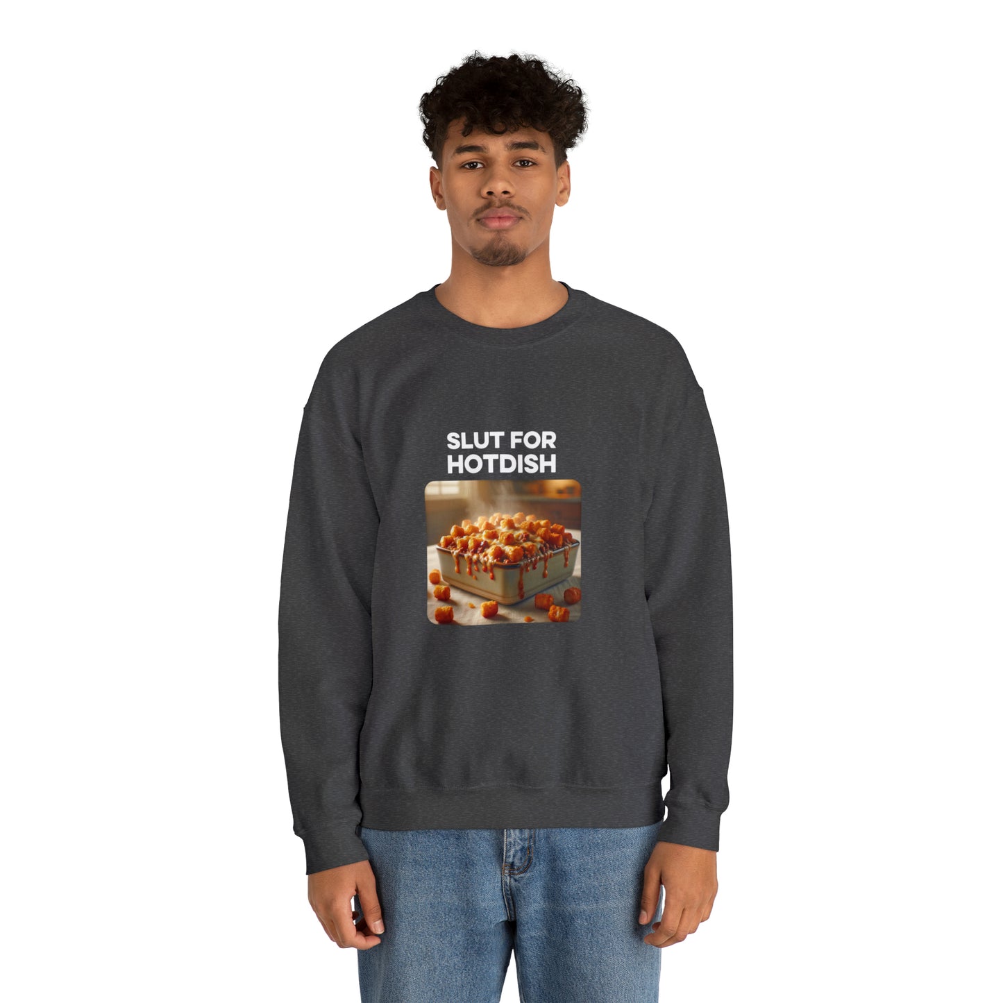 Slut For Hotdish Crewneck Sweatshirt