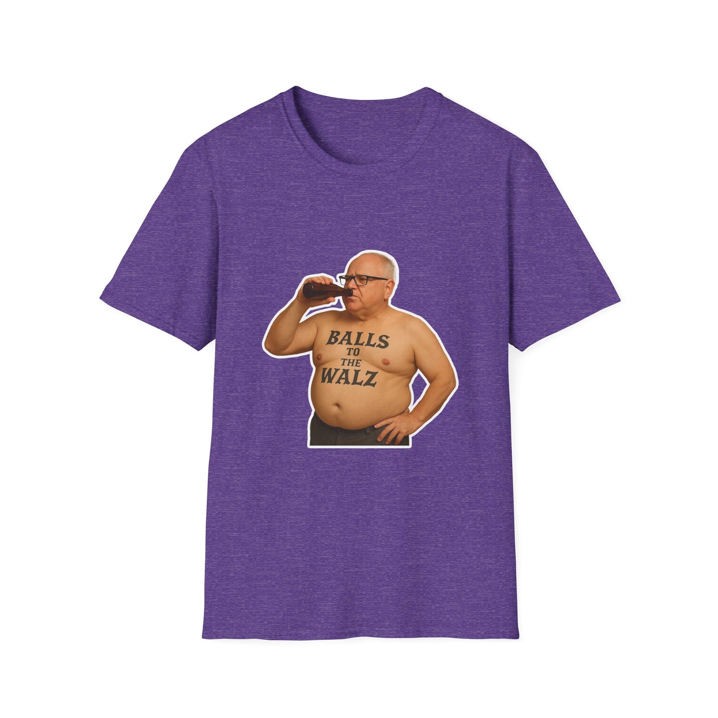 Balls To The Walz - Funny Tim Walz T-Shirt