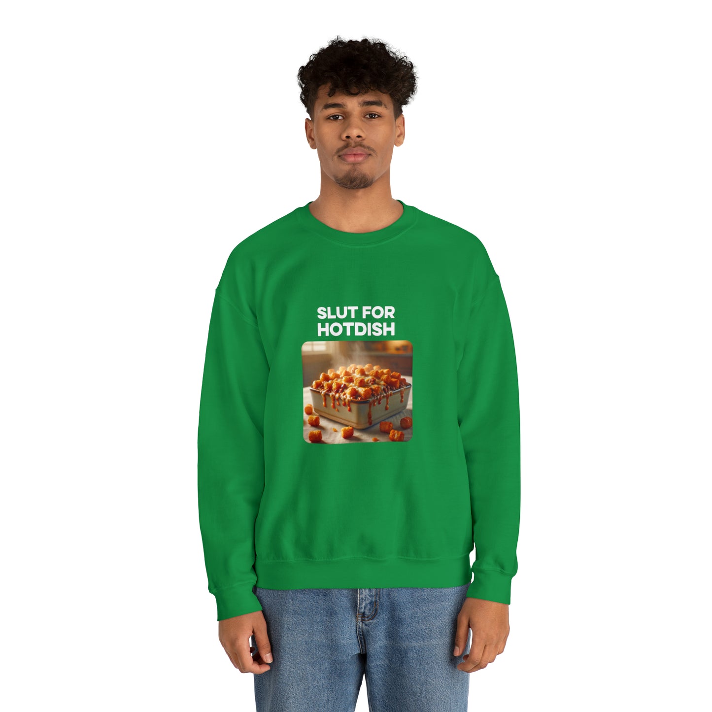Slut For Hotdish Crewneck Sweatshirt