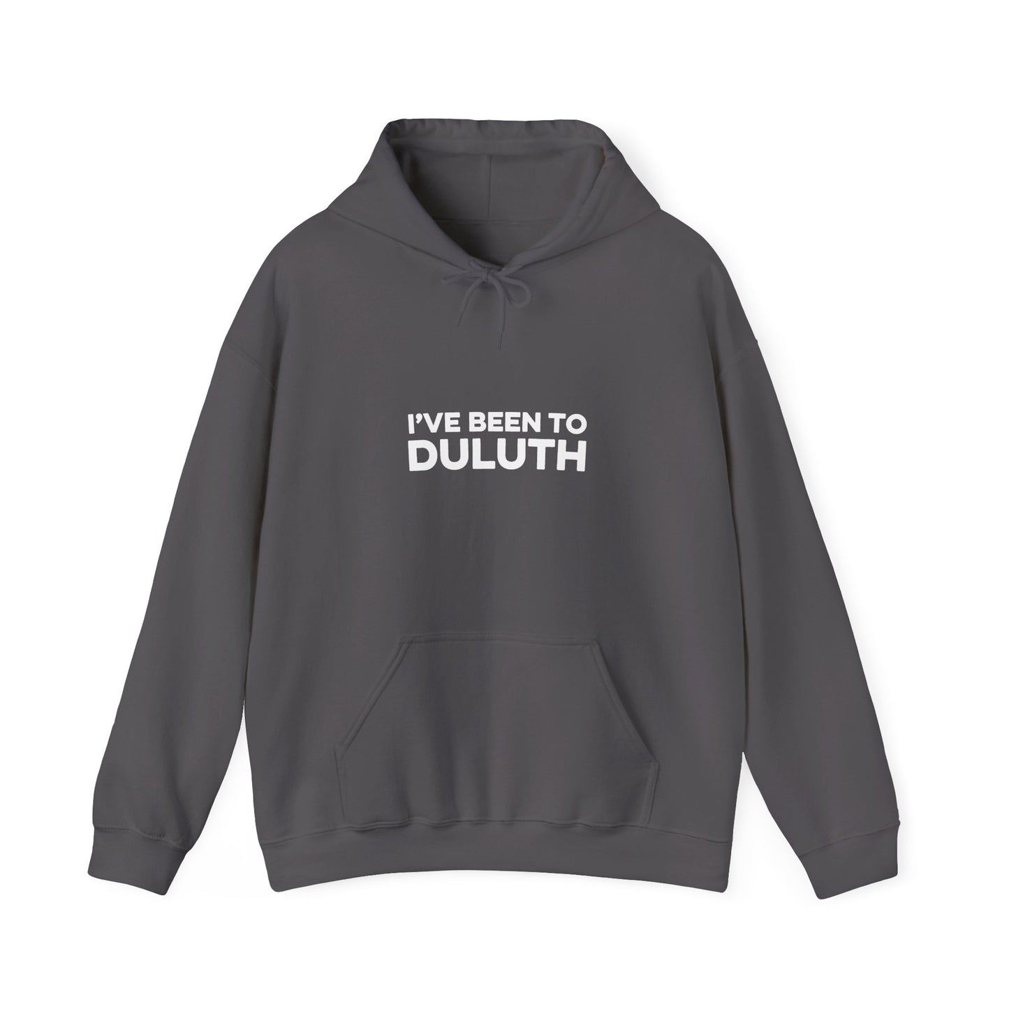 I've Been to Duluth Minnesota hoodie with white North Shore design - product view 4