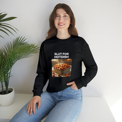 Slut For Hotdish Crewneck Sweatshirt