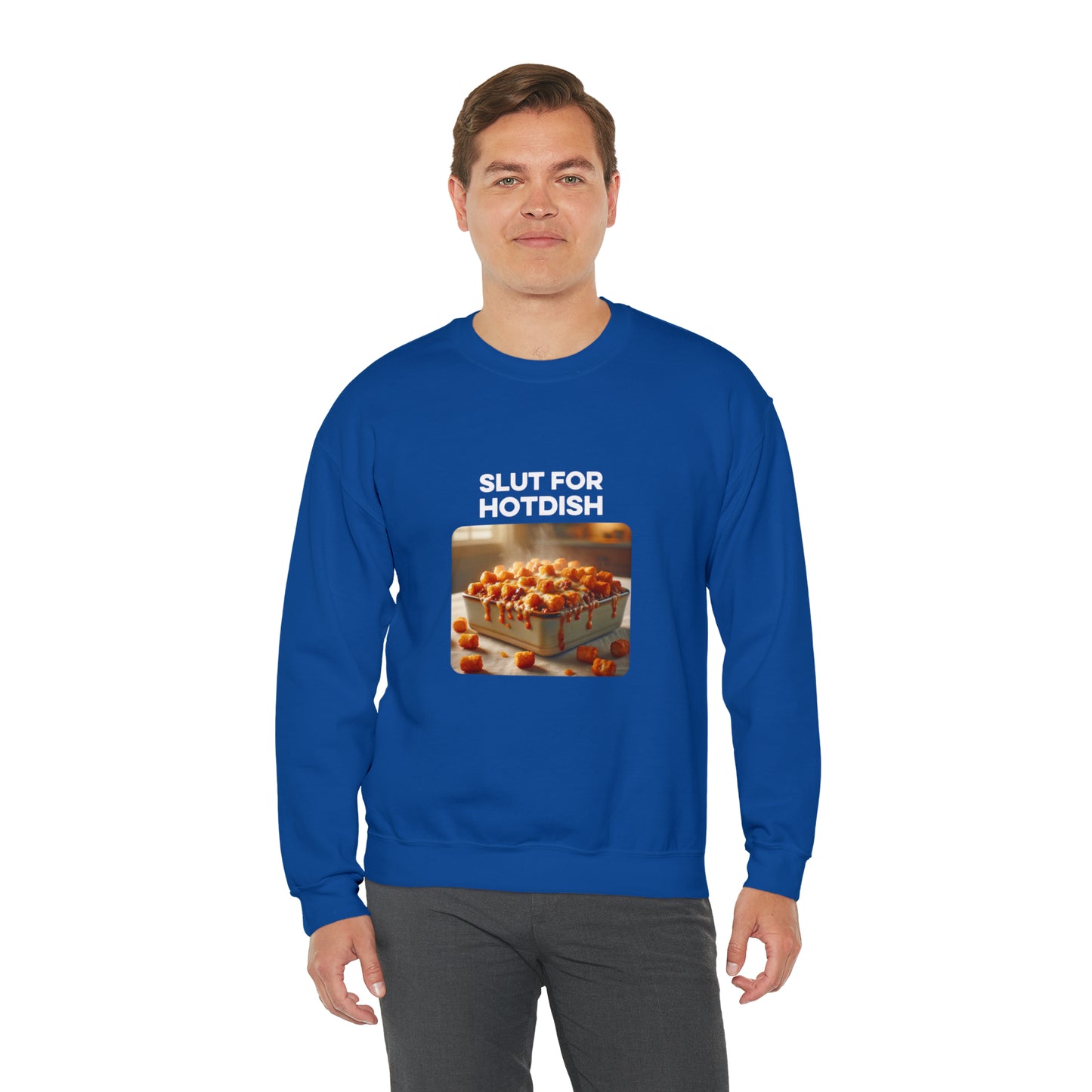Slut For Hotdish Crewneck Sweatshirt