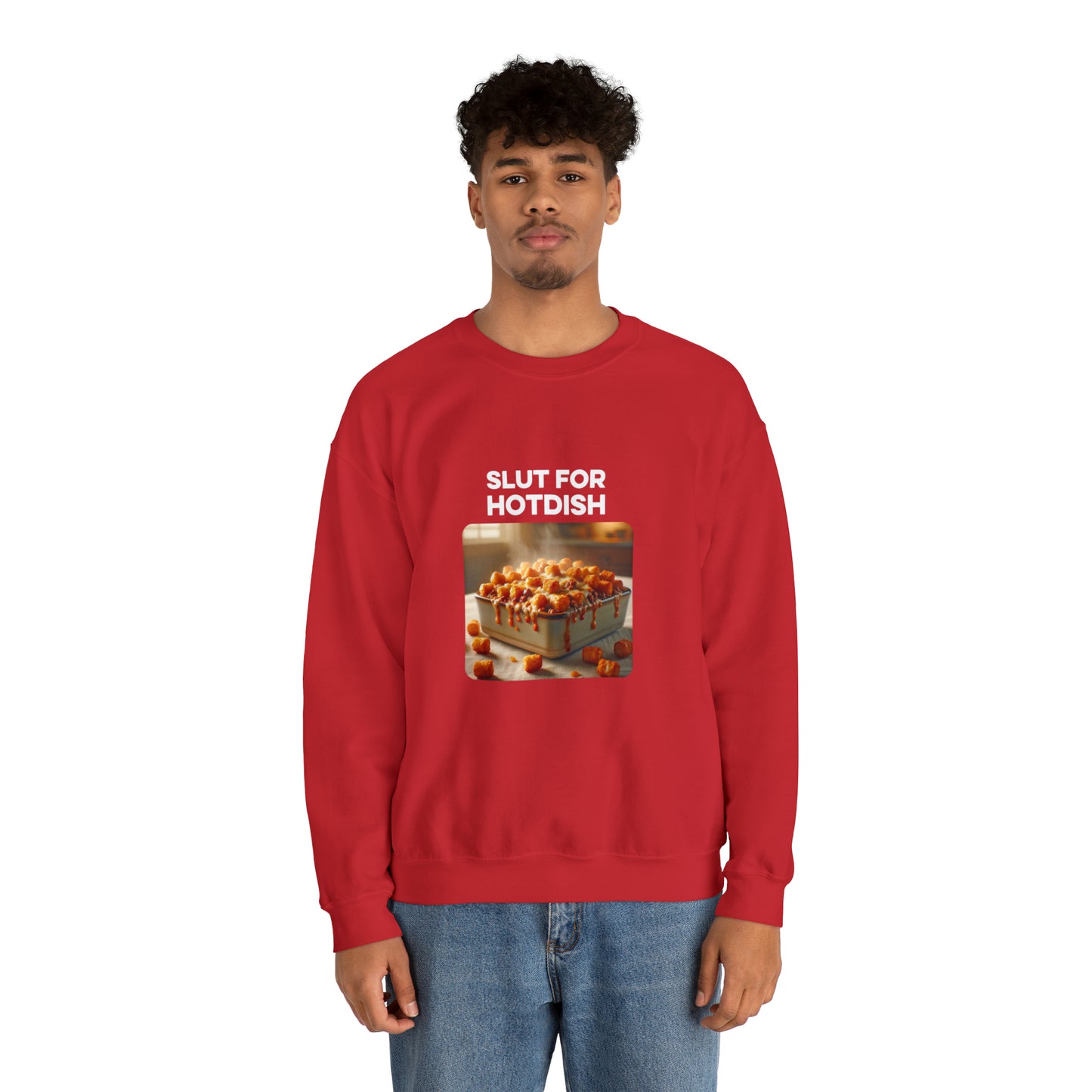 Slut For Hotdish Crewneck Sweatshirt