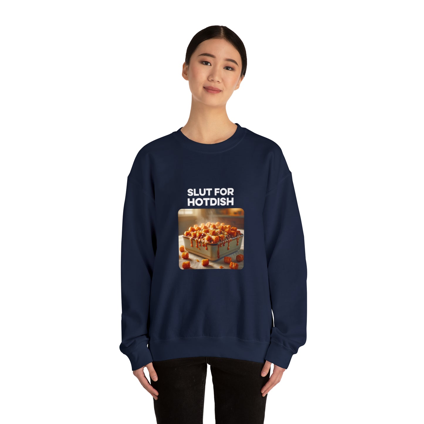 Slut For Hotdish Crewneck Sweatshirt