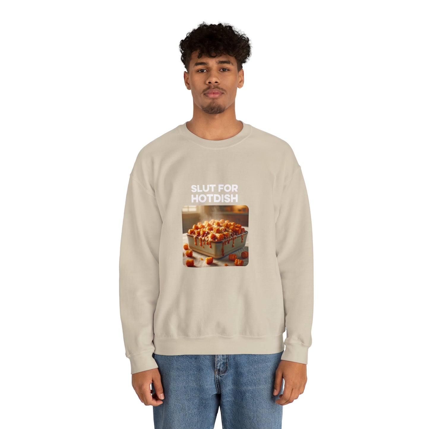 Slut For Hotdish Crewneck Sweatshirt