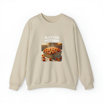 Slut For Hotdish Crewneck Sweatshirt