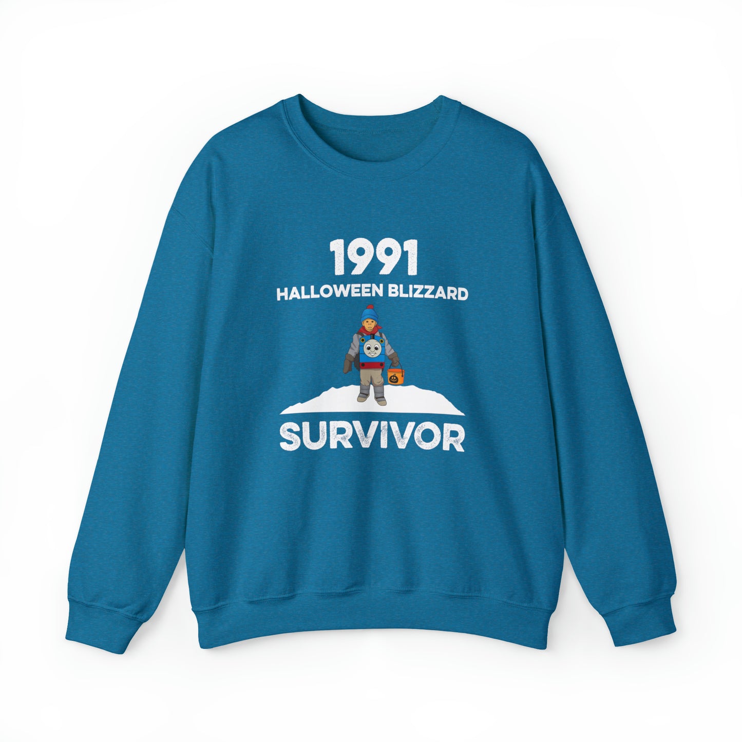 1991 Halloween Blizzard Survivor Crewneck Sweatshirt Unisex